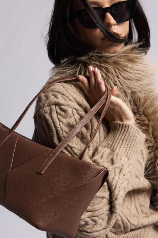 Сумка-шоппер: А083 (Коричневый)