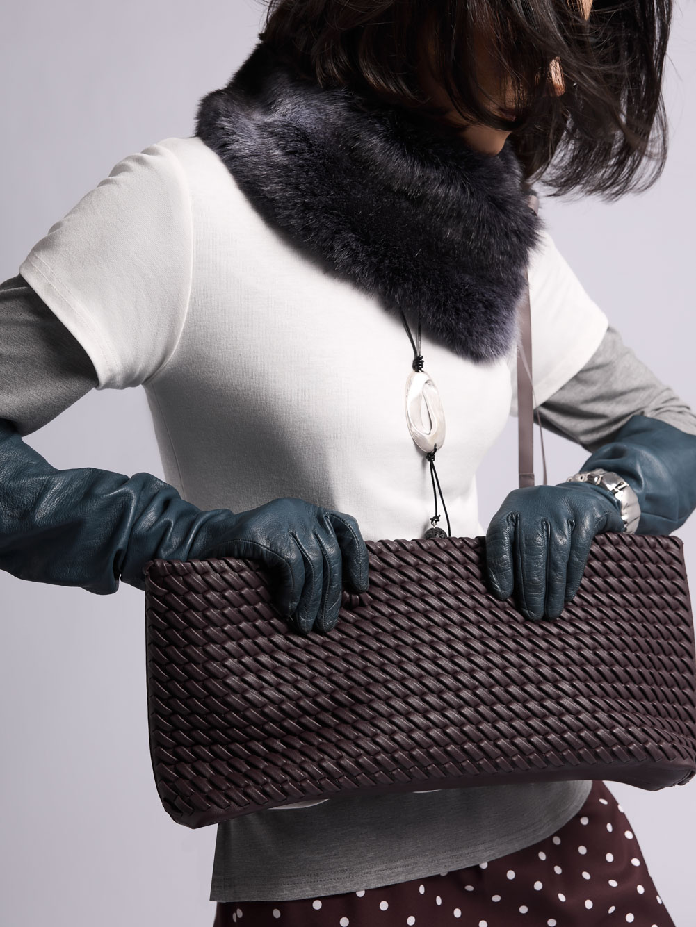 Сумка-шоппер: А084 (Винный) — изображение 3