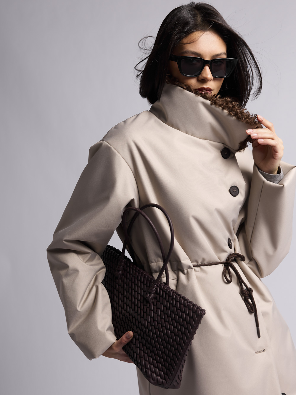 Сумка-шоппер: А084 (Винный) — изображение 6