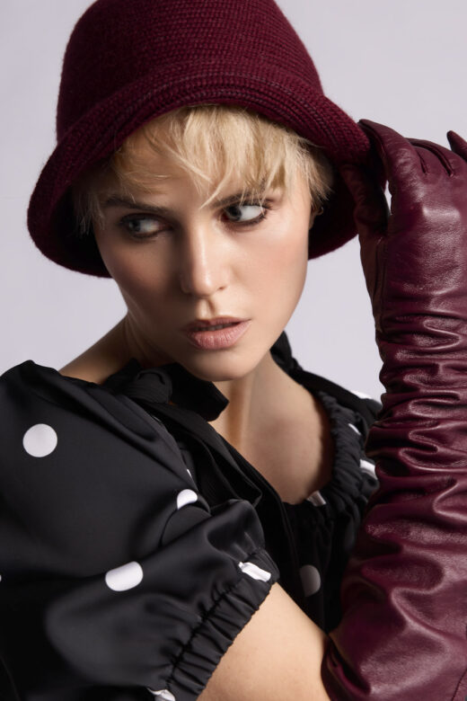 Панама вязаная: Н120 (Марсала)