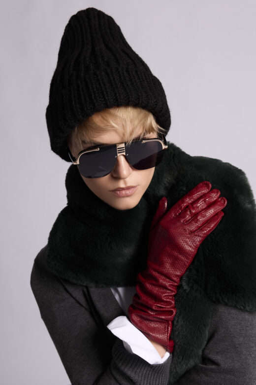 Шапка вязаная: Н186 (Черный)