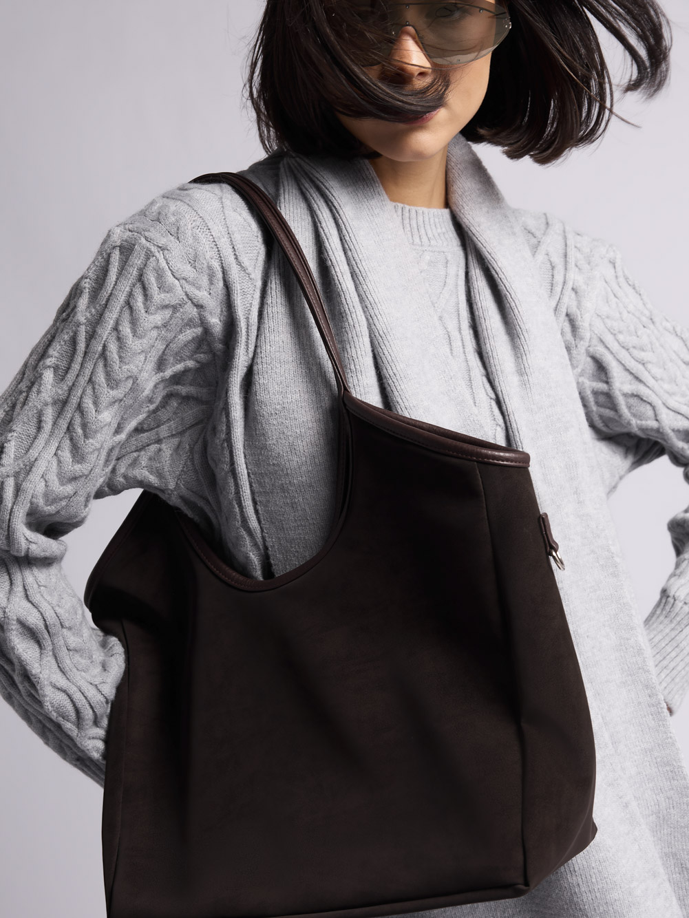 Шарф: Н192 (Светло-серый) — изображение 5