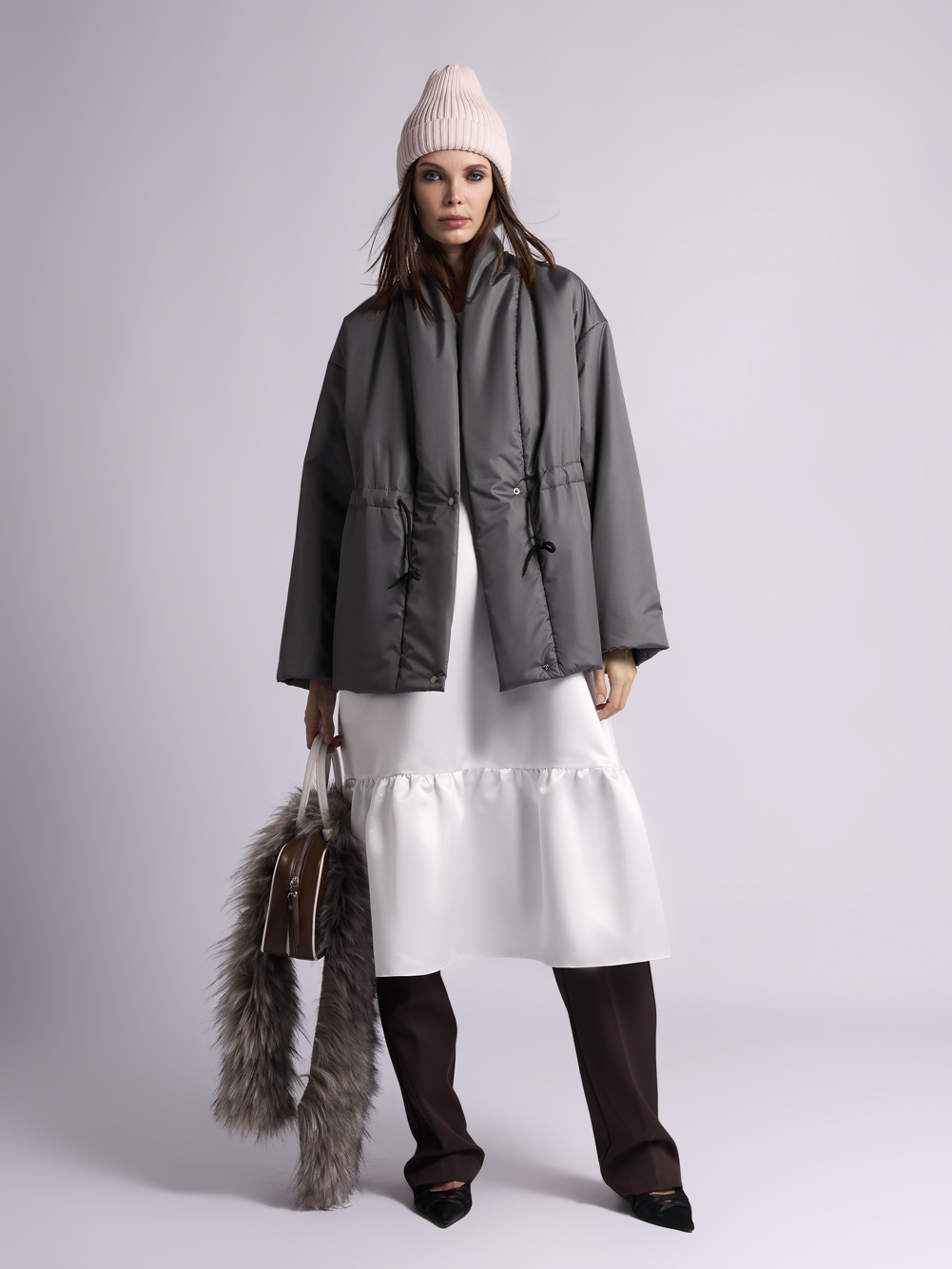 Куртка: В221-7-42 (Серый 18-5203)