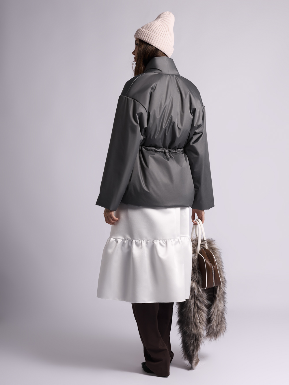 Куртка: В221-7-42 (Серый 18-5203) — изображение 3