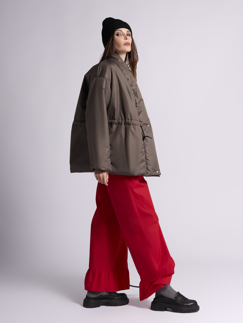 Куртка: В221-7-42 (Темный какао 18-0513) — изображение 3