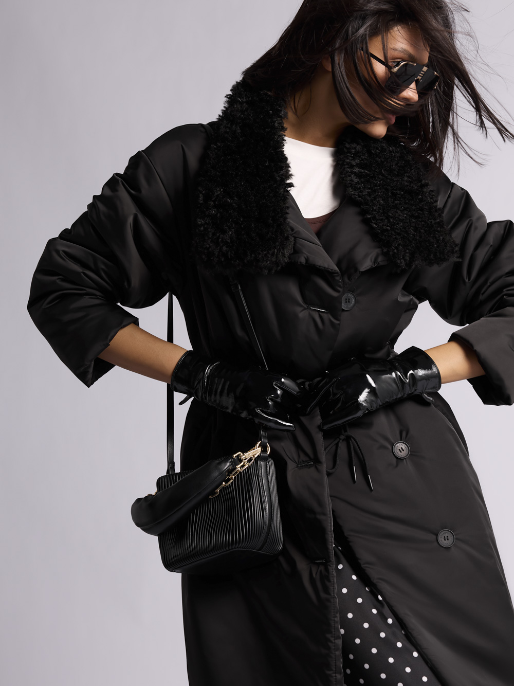 Пальто: В246-11-43 (Черный)