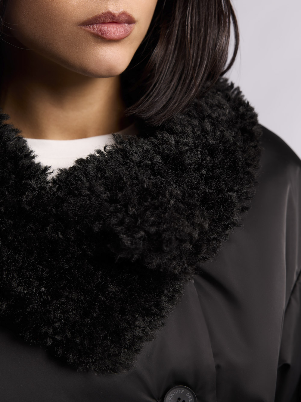 Пальто: В246-11-43 (Черный) — изображение 7